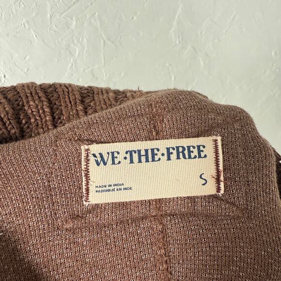 We The Free People Women's Small Sweater Shirt Knit Snap Cute in this cardi N2 - Picture 5 of 6